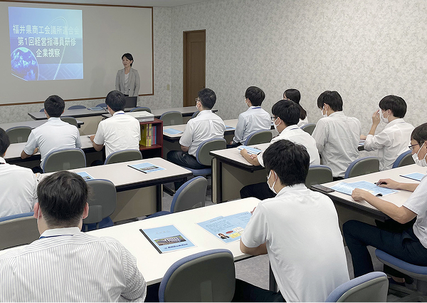 社員研修のようす